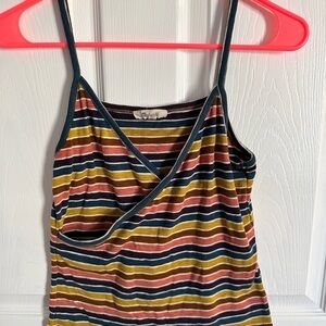 Madewell Striped Wrap Tank